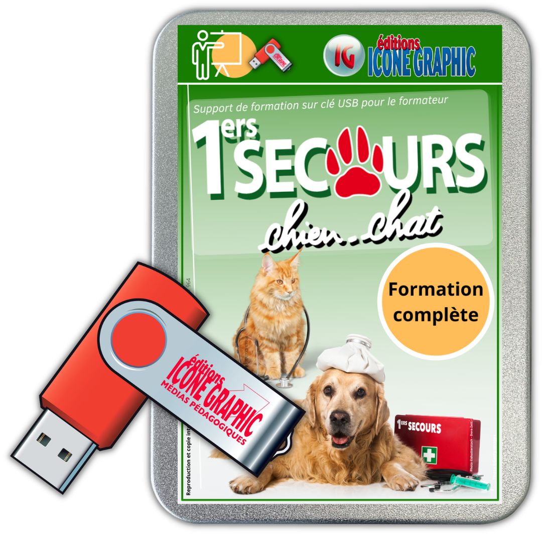 clé usb formateur premiers secours chien chat